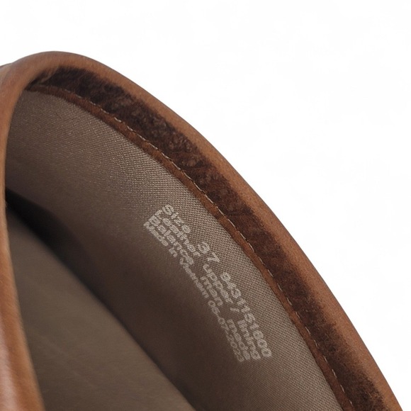 Dansko Brenna Clogs Size 37 Tan Burnished Suede Comfort Slip On Leather Mule - Picture 4 of 7